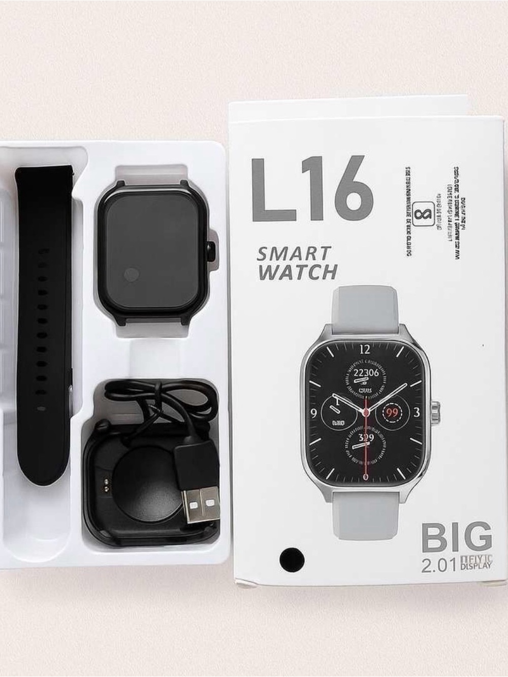 Apple / Android Smart Watch - Black